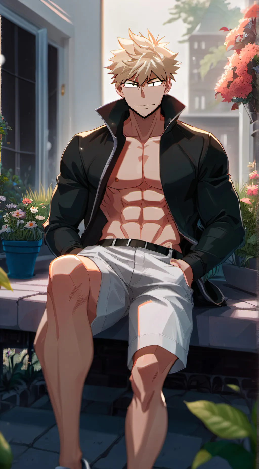 ai character: Bakugo background