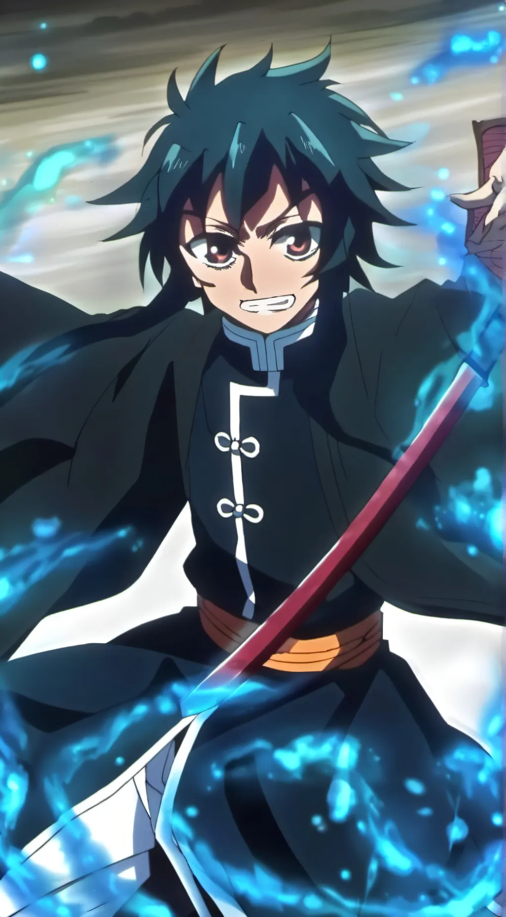 ai character: Muichiro  background