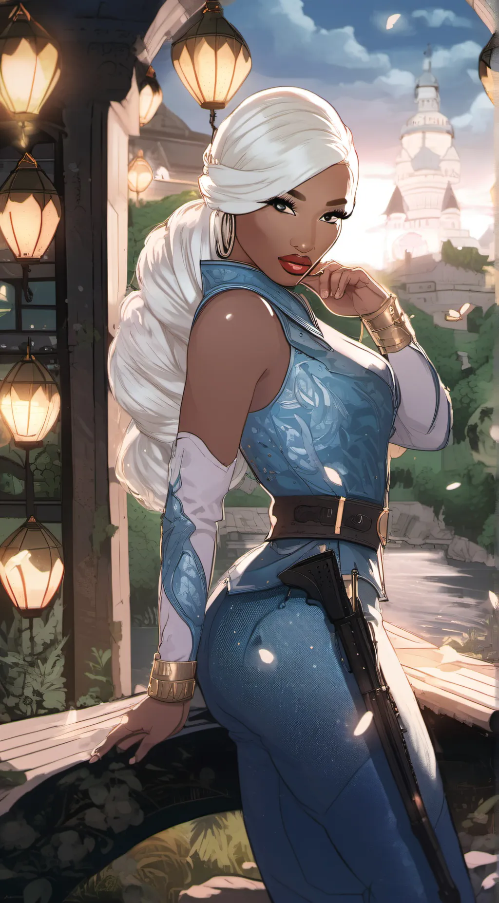 ai character: June  background