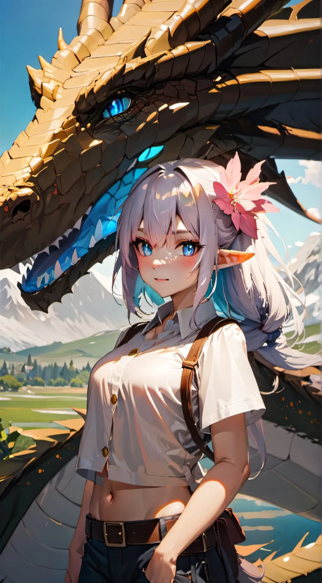 ai character: Theo & Luna background