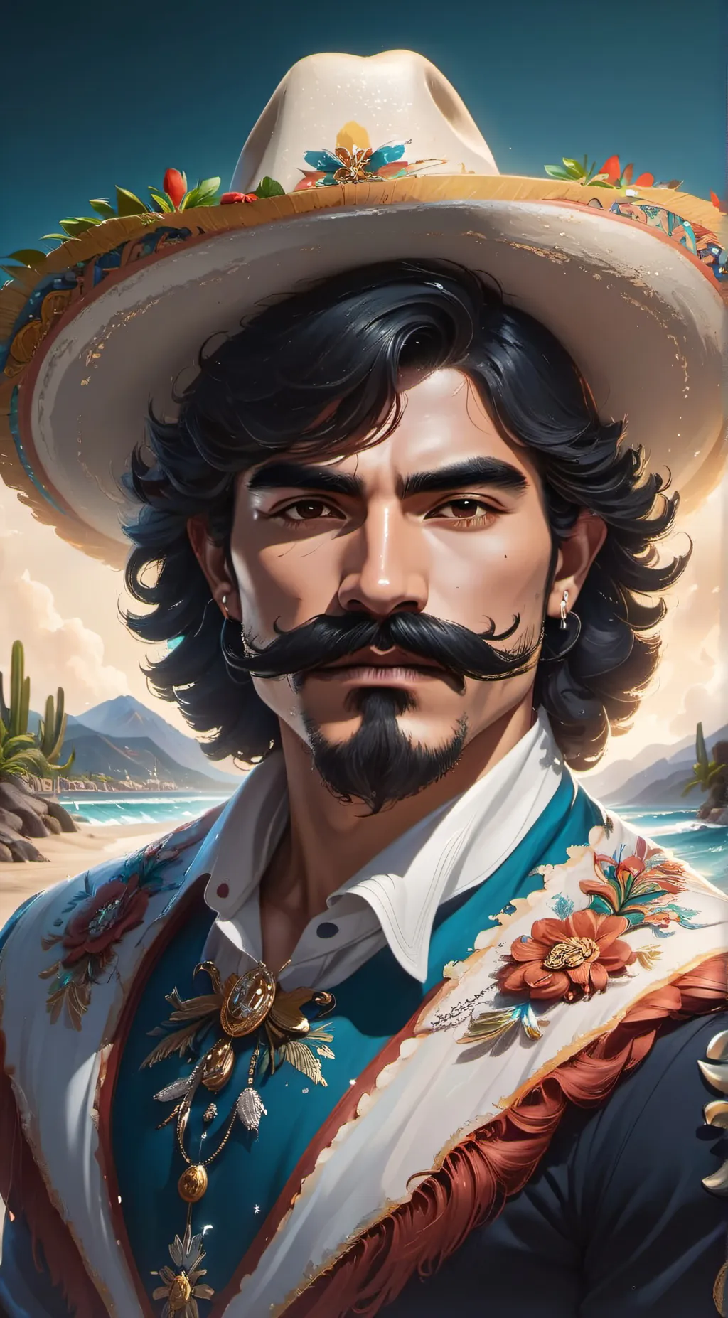 ai character: enrico background