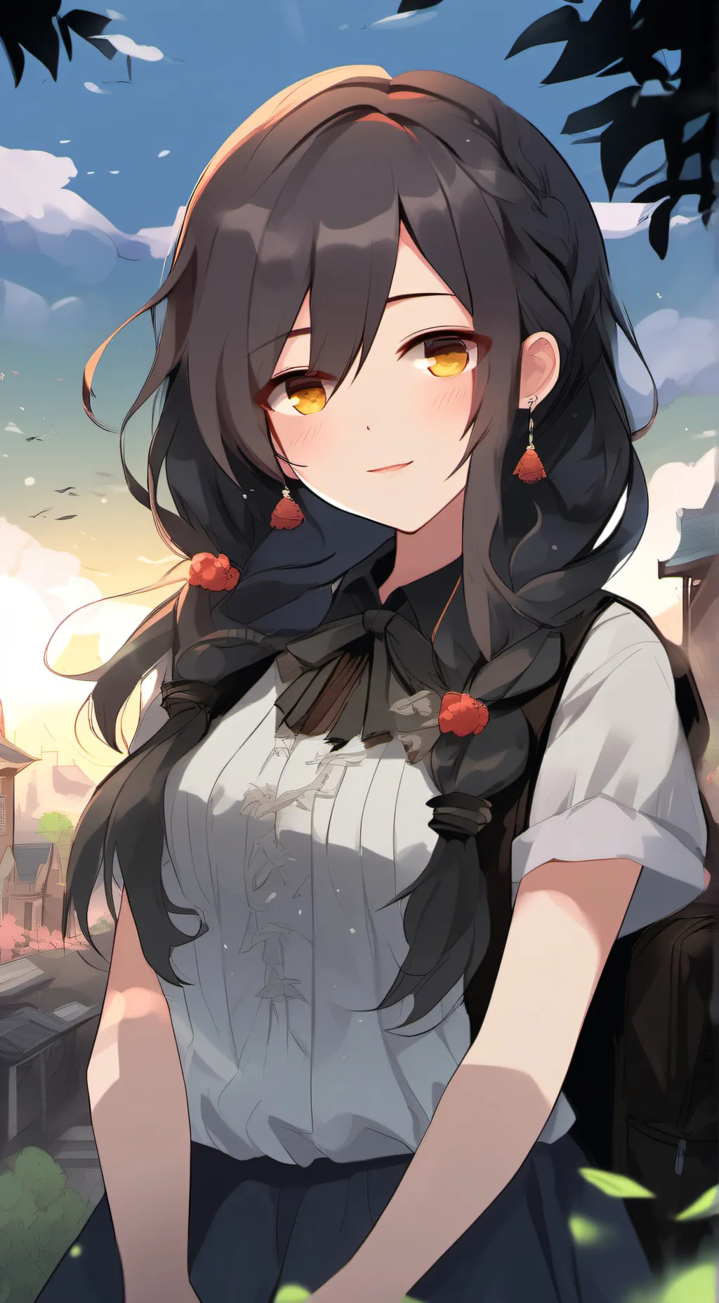 ai character: luna background