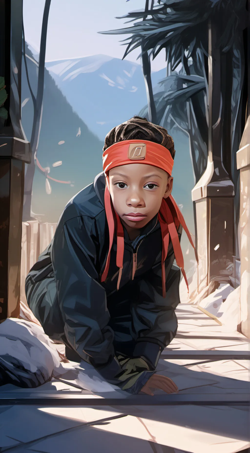 ai character: 999 background