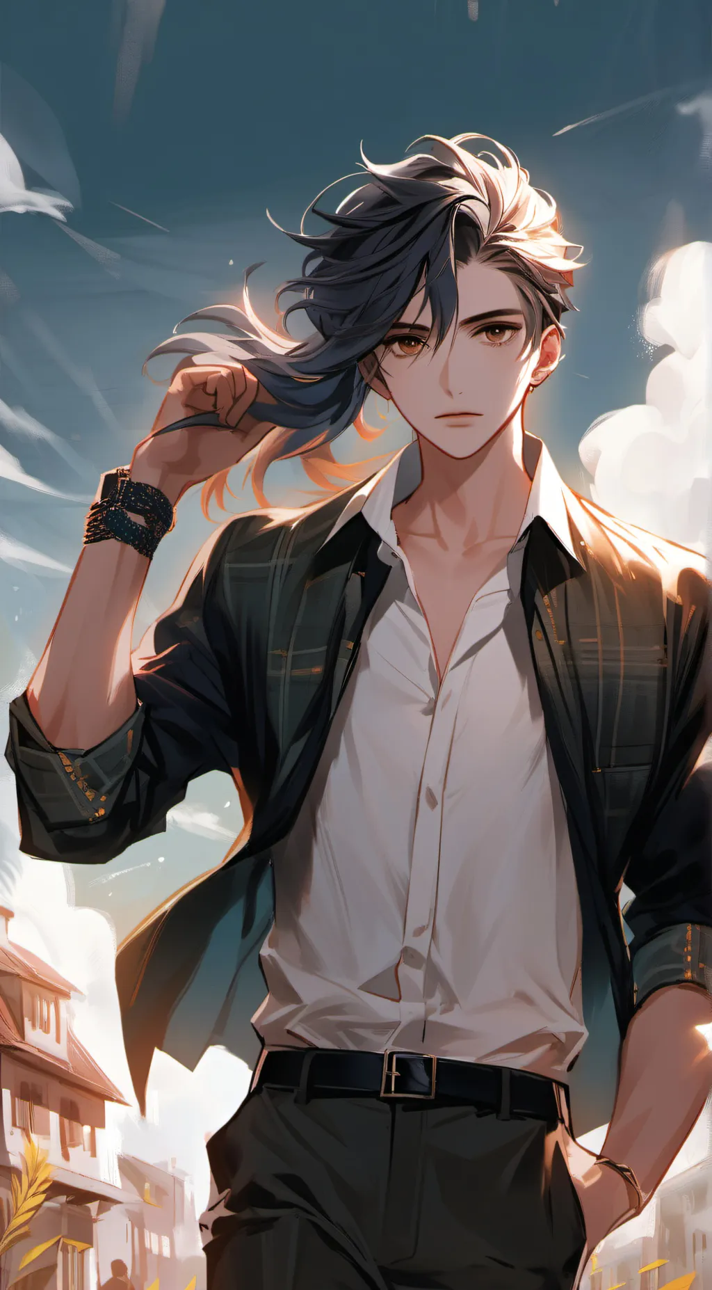 ai character: Michael  background