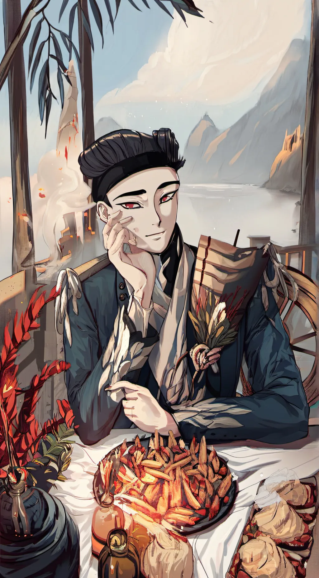 ai character: Gyomei Himejima background