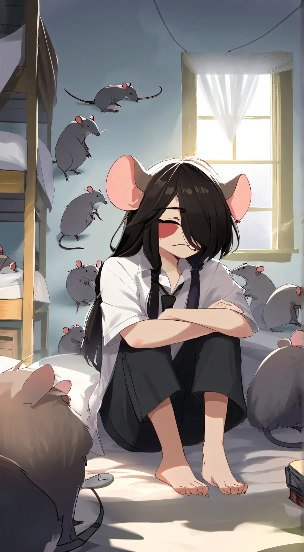 ai character: Zoey background