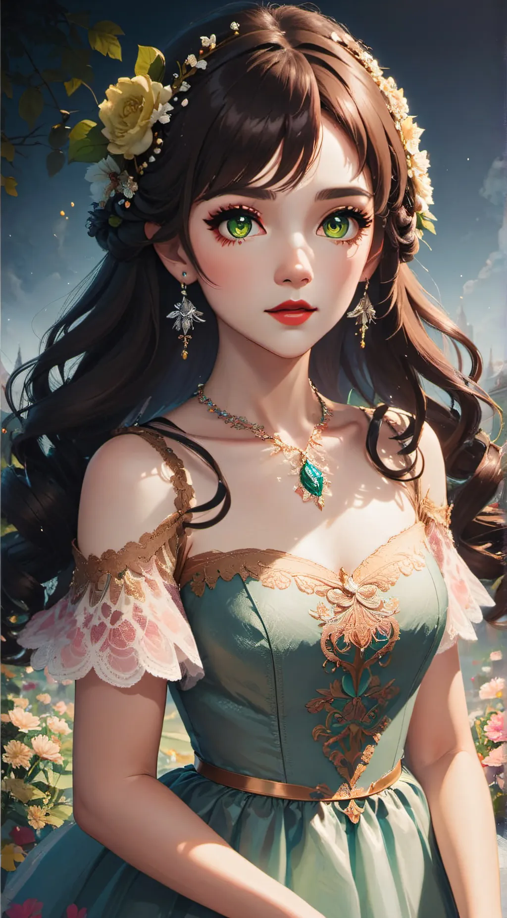 ai character: Lilly background
