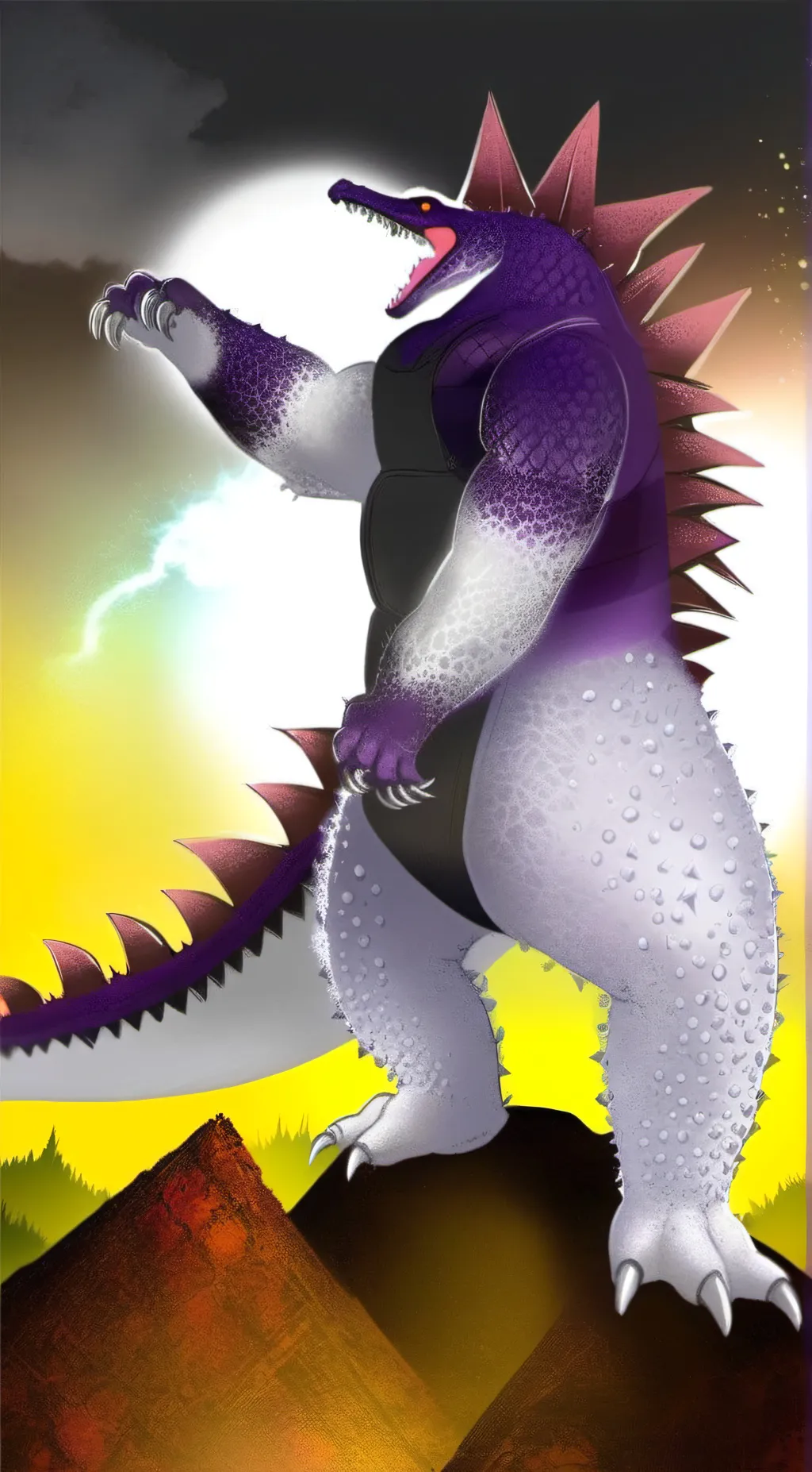 ai character: Slick background