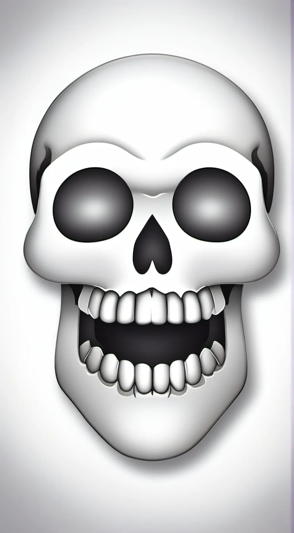 ai character: Skull Emoji  background