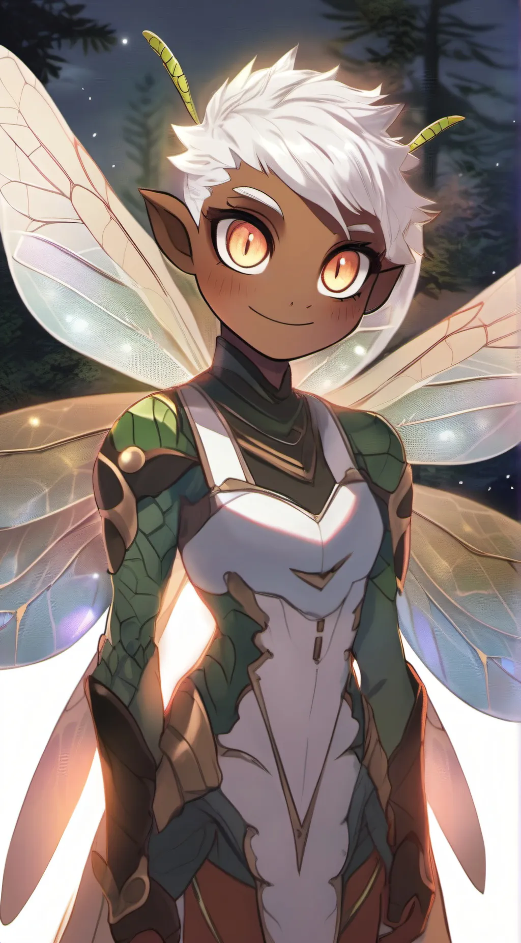 ai character: WhiteTail background