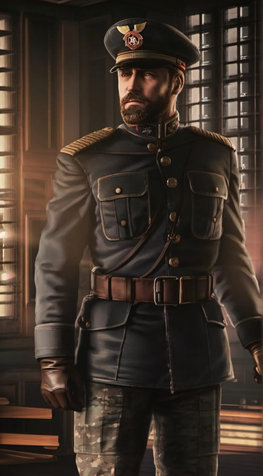 ai character: Cpt.Price background