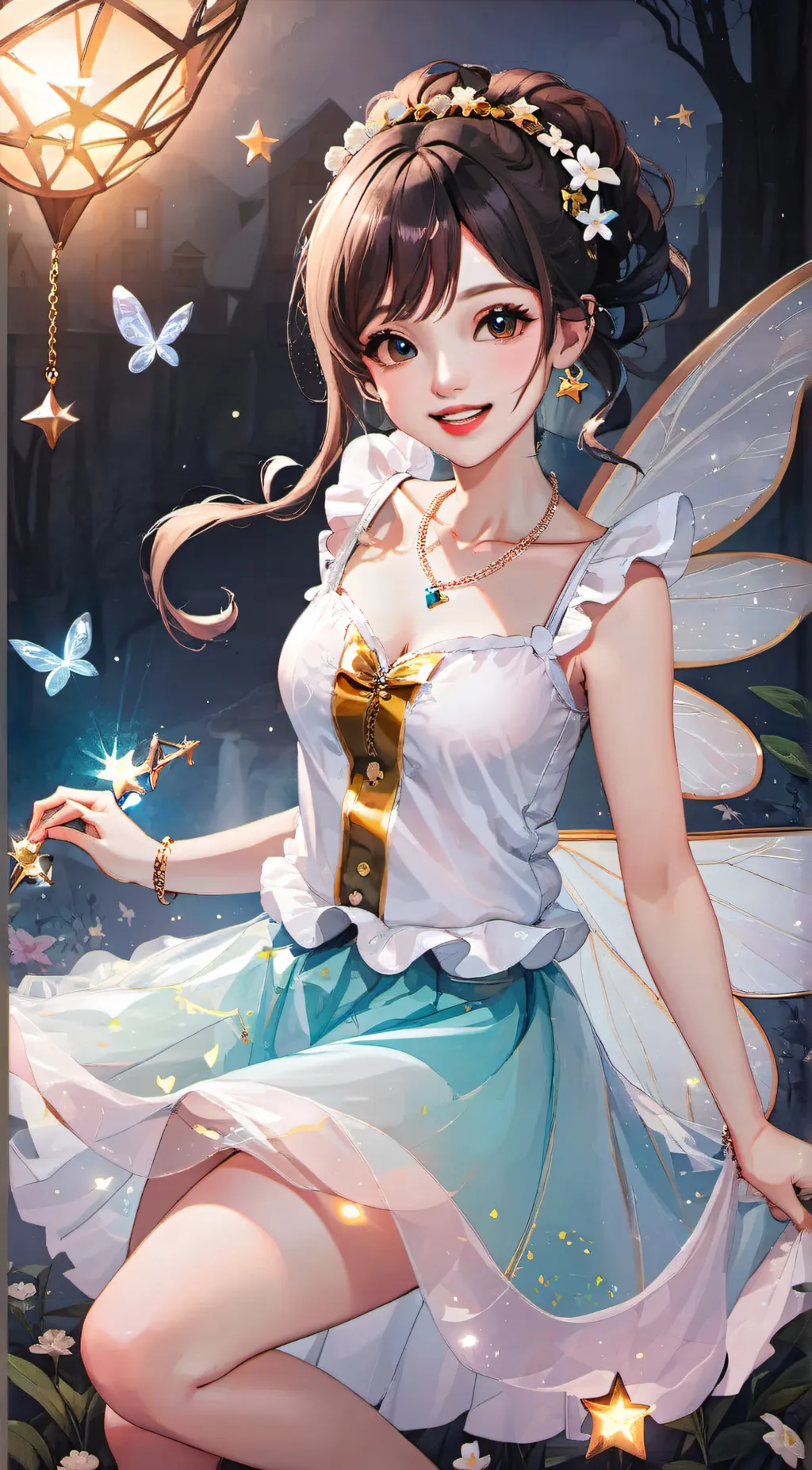 ai character: Tooth fairy  background