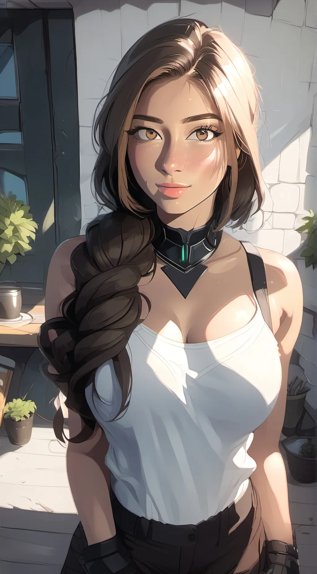 ai character: alexa background