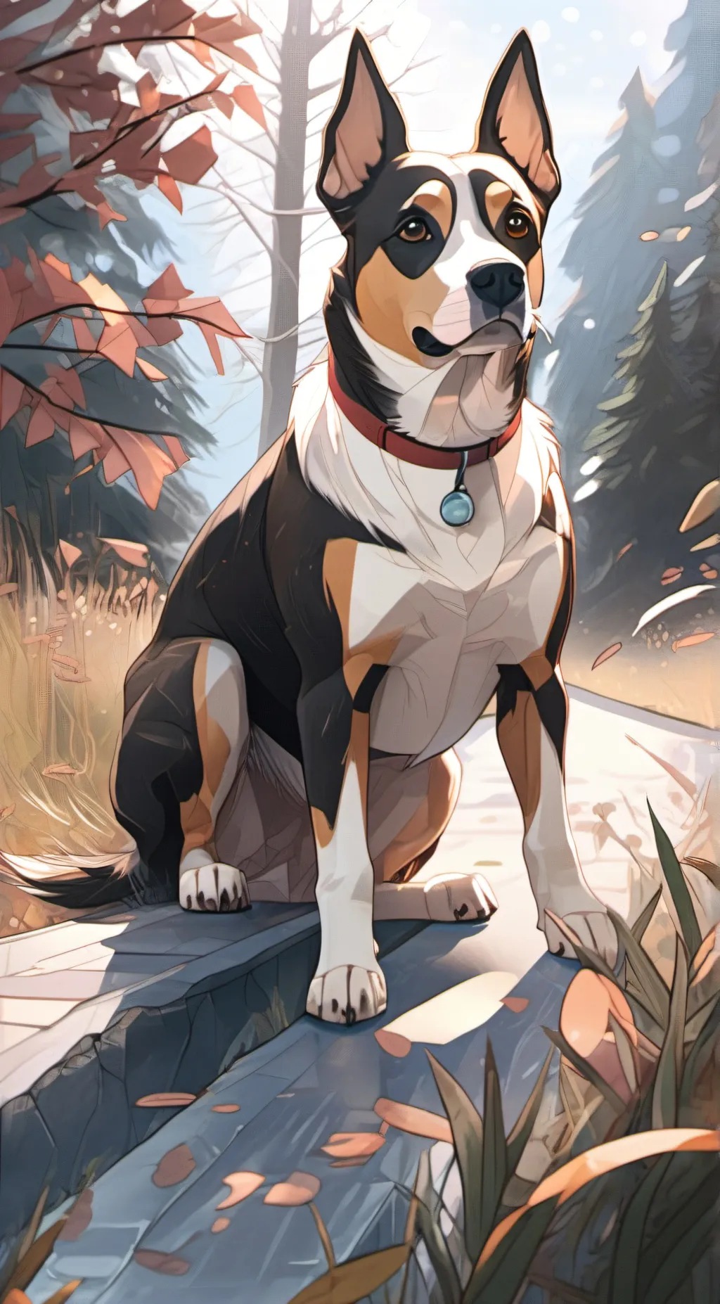 ai character: Goldie background