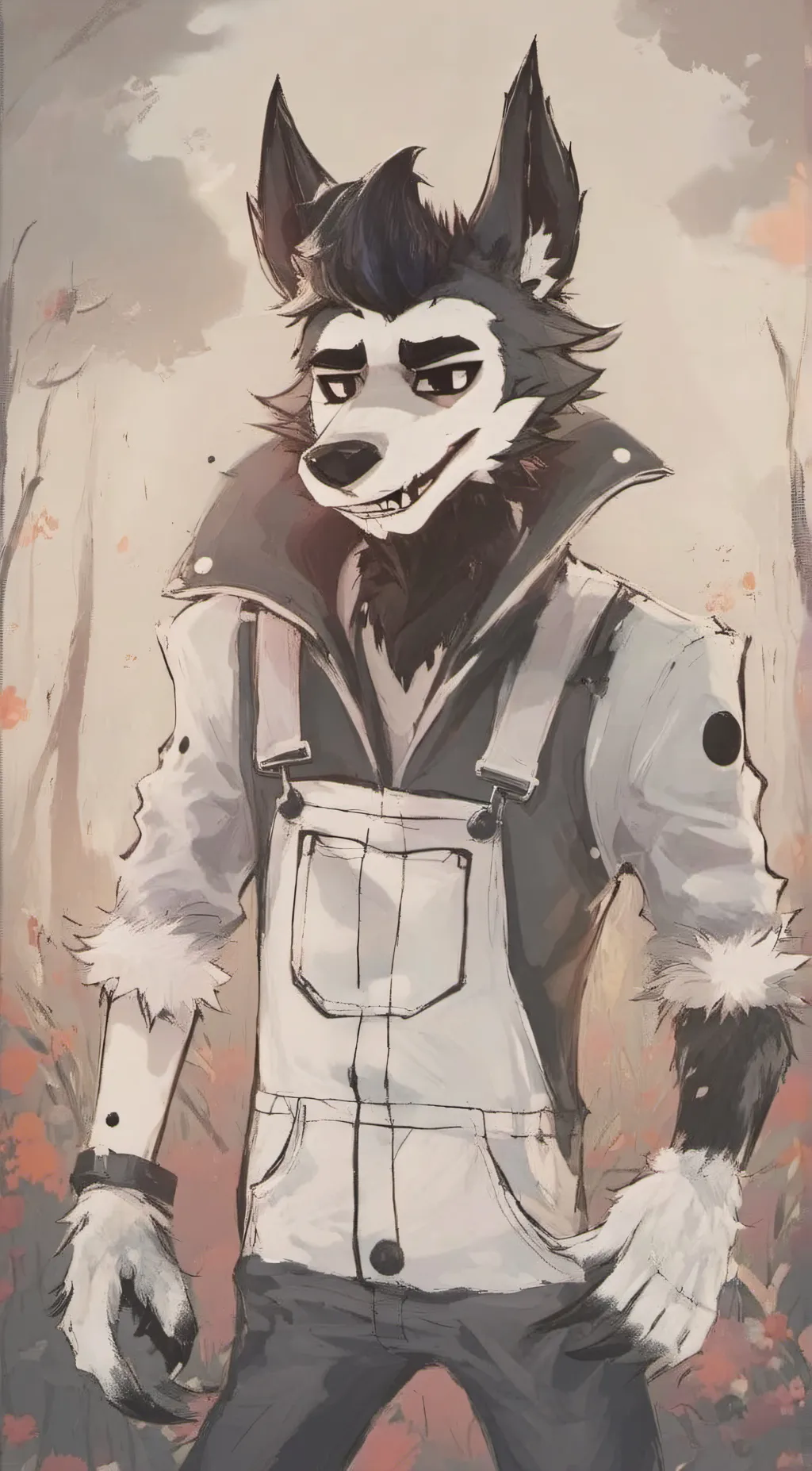 ai character: stylized boris background