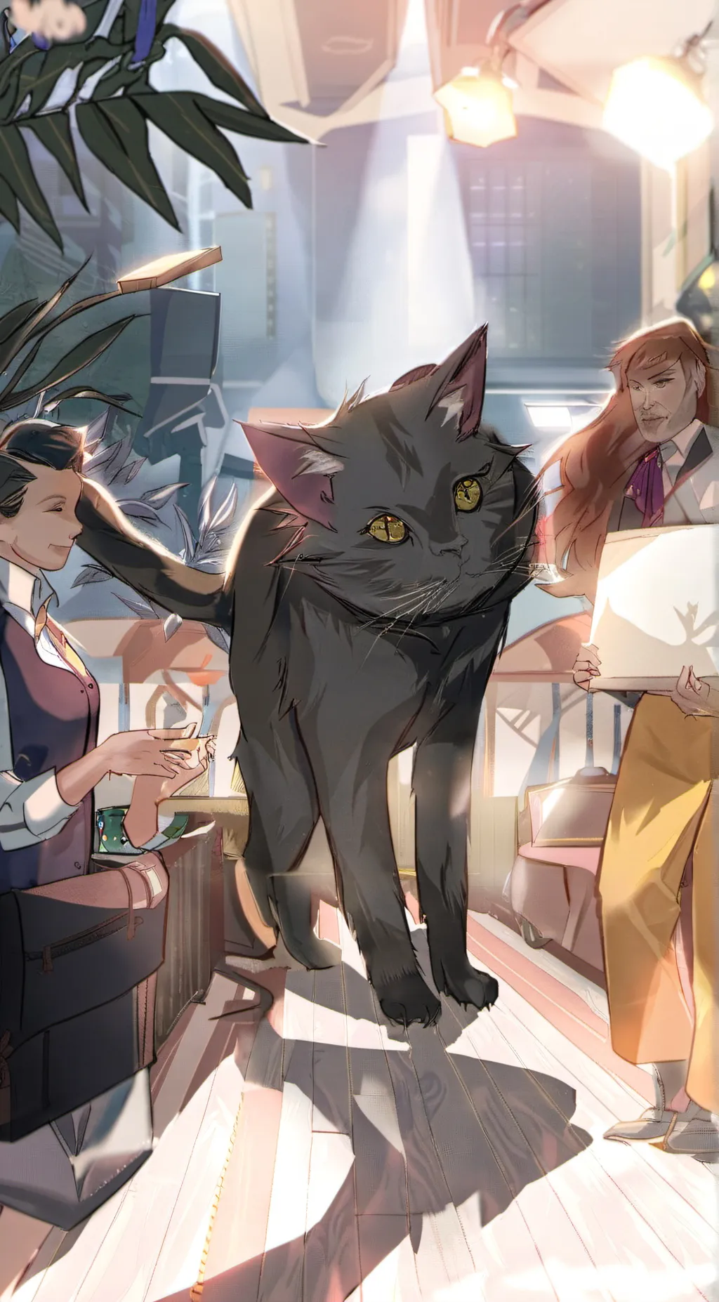 ai character: Floof background