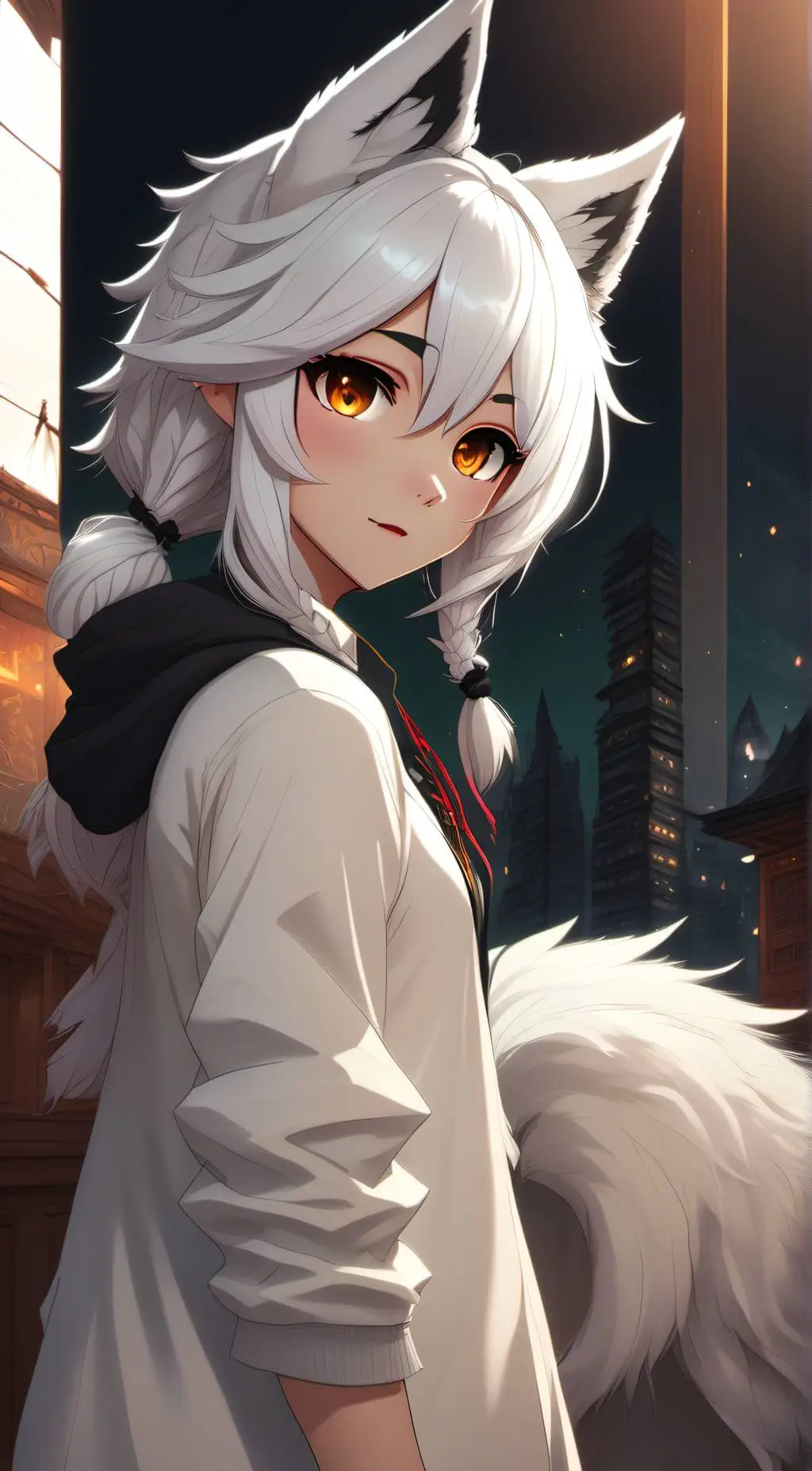 ai character: Luna background