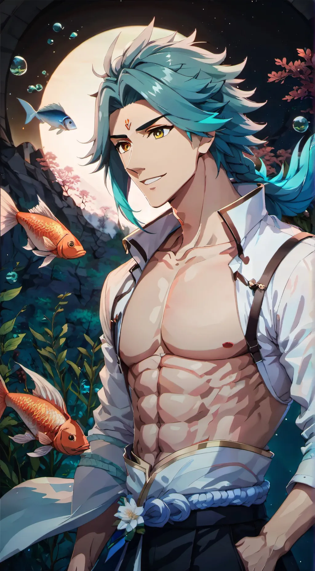 ai character: Atlantis background