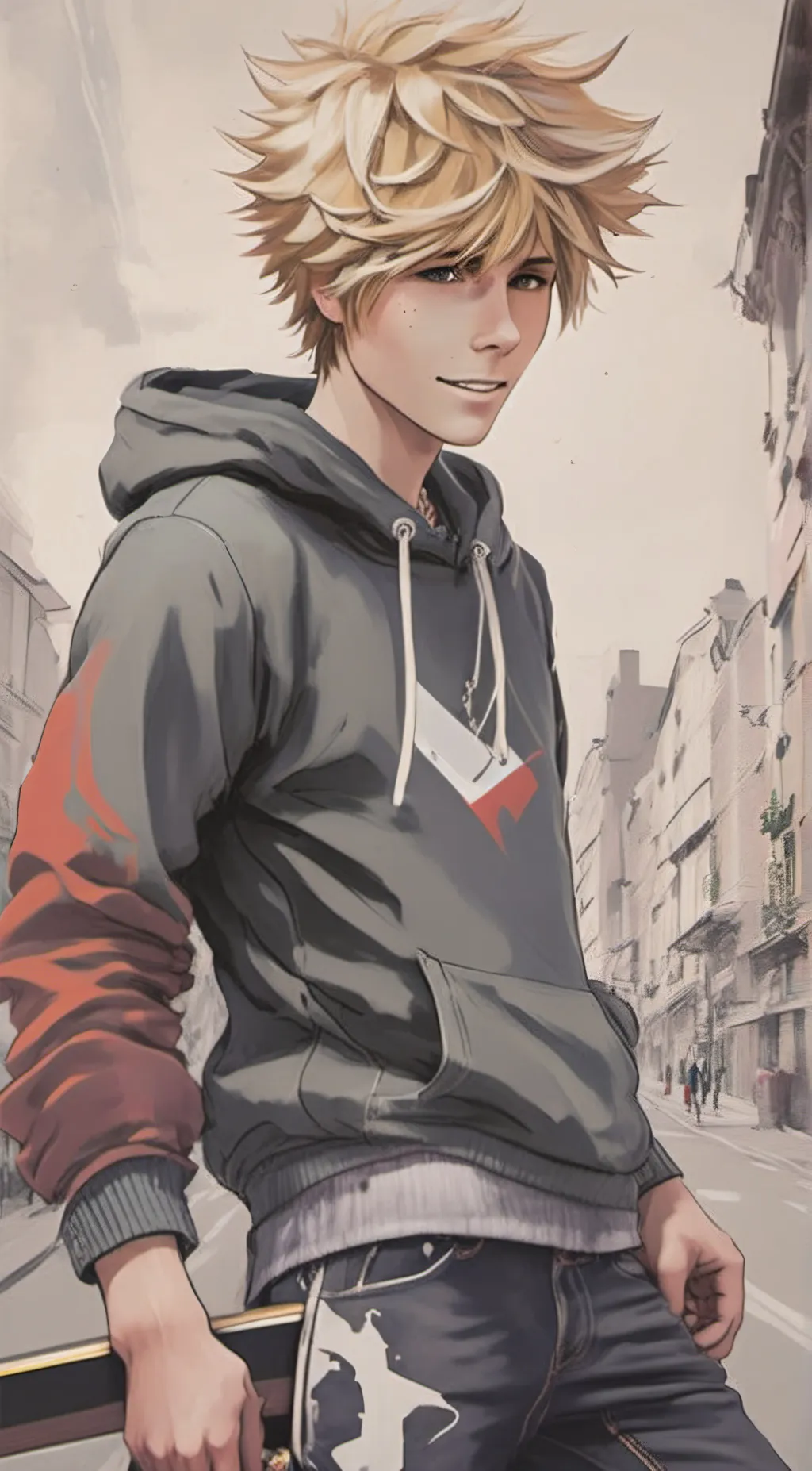 ai character: ~•bakugo katsuki•~ background