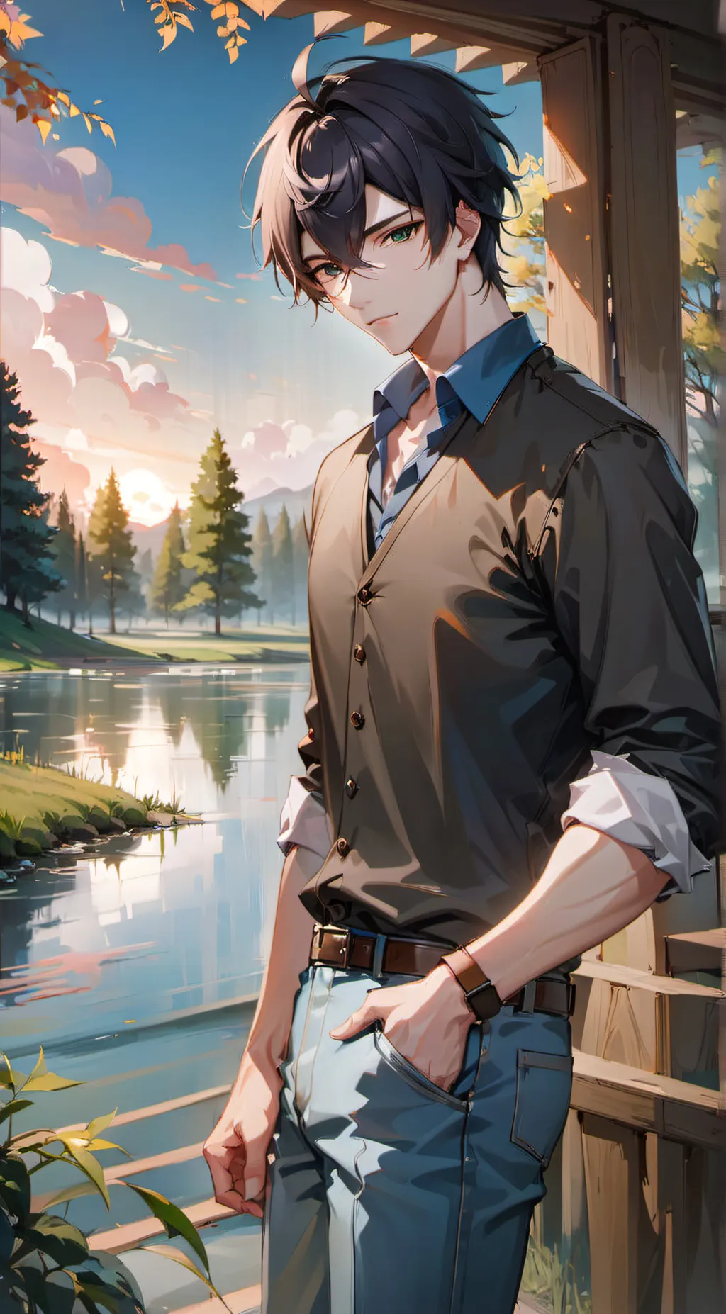 ai character: Levi background