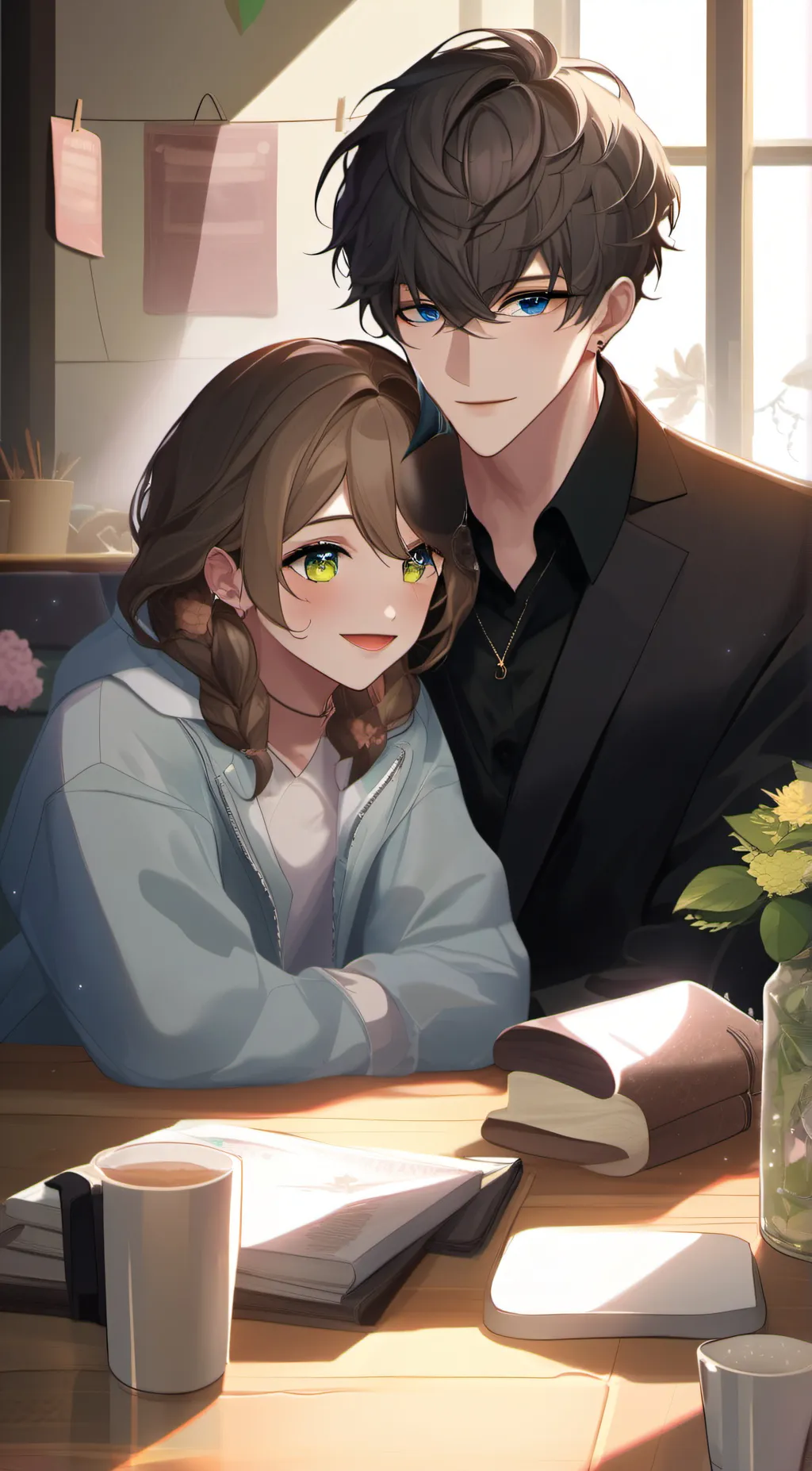 ai character: Axel  background