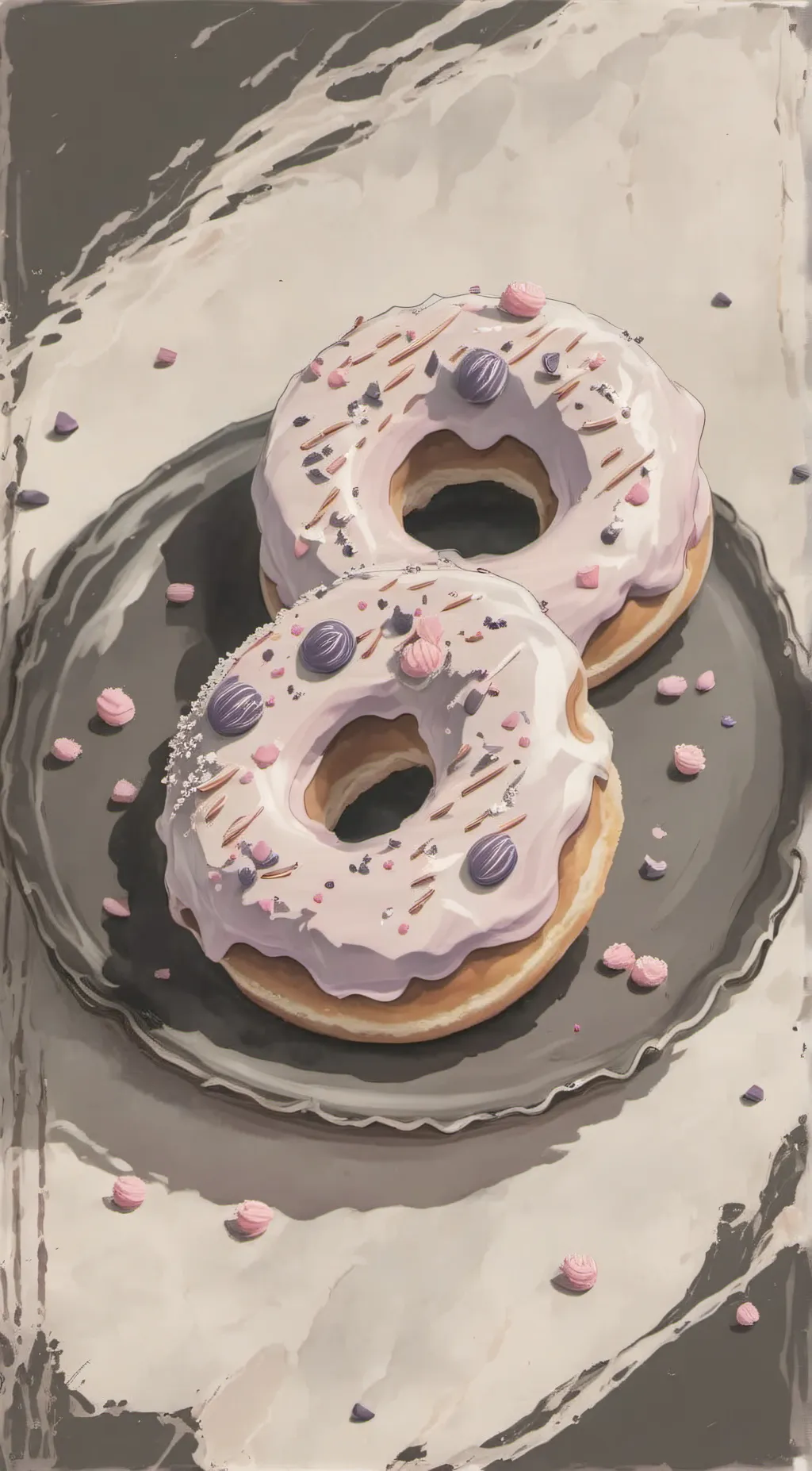 ai character: Donuts background