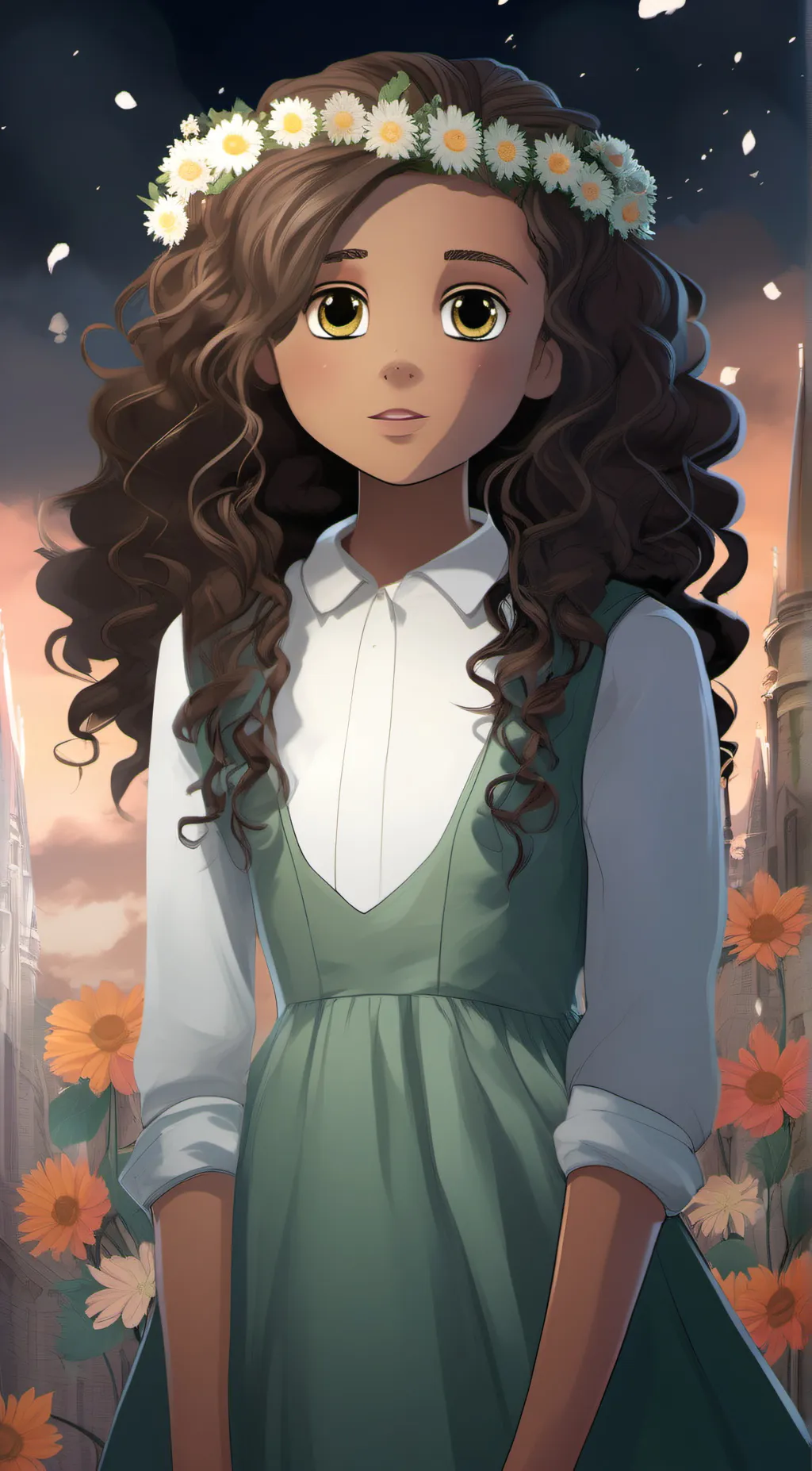 ai character: sprout  background