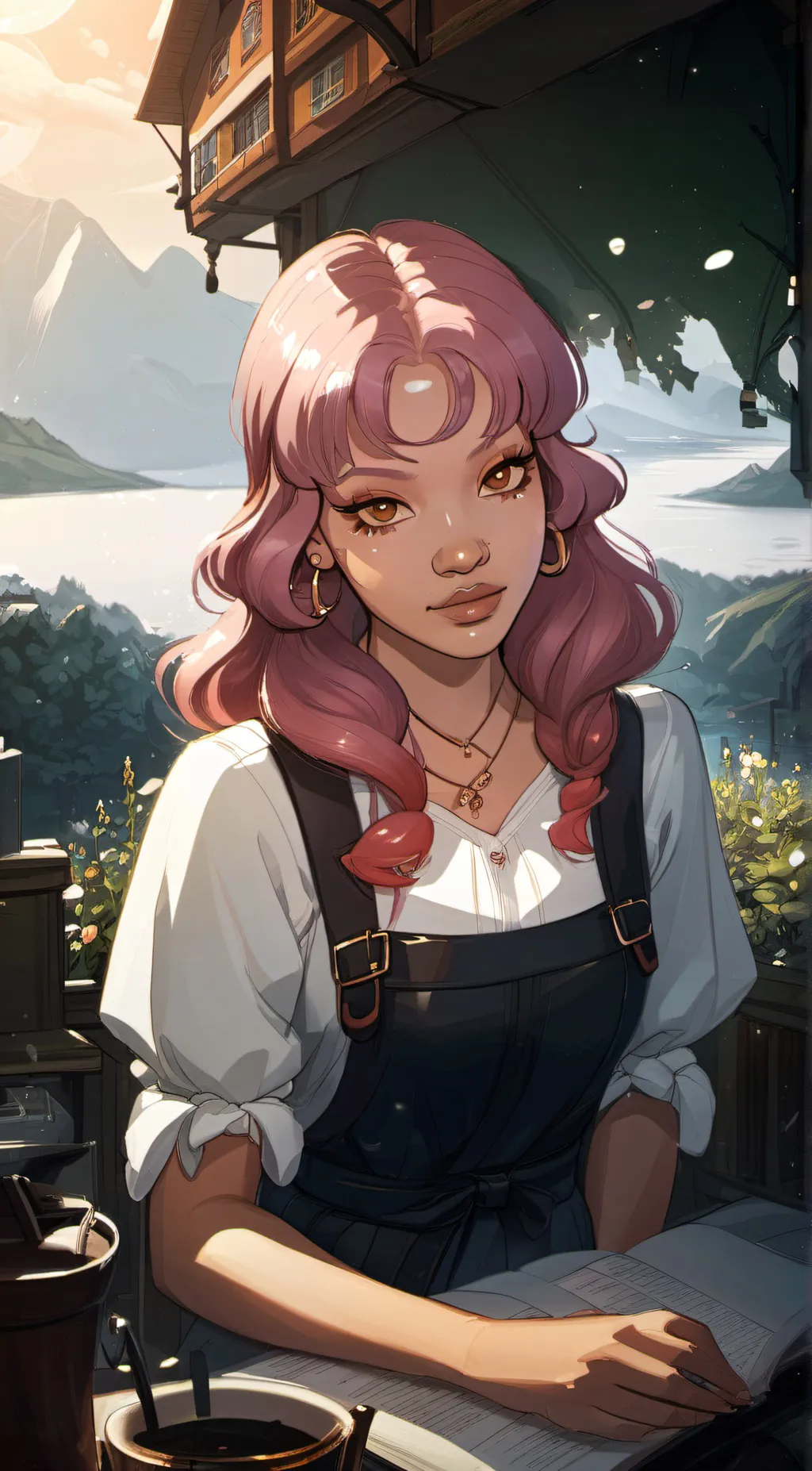 ai character: Lilly  background