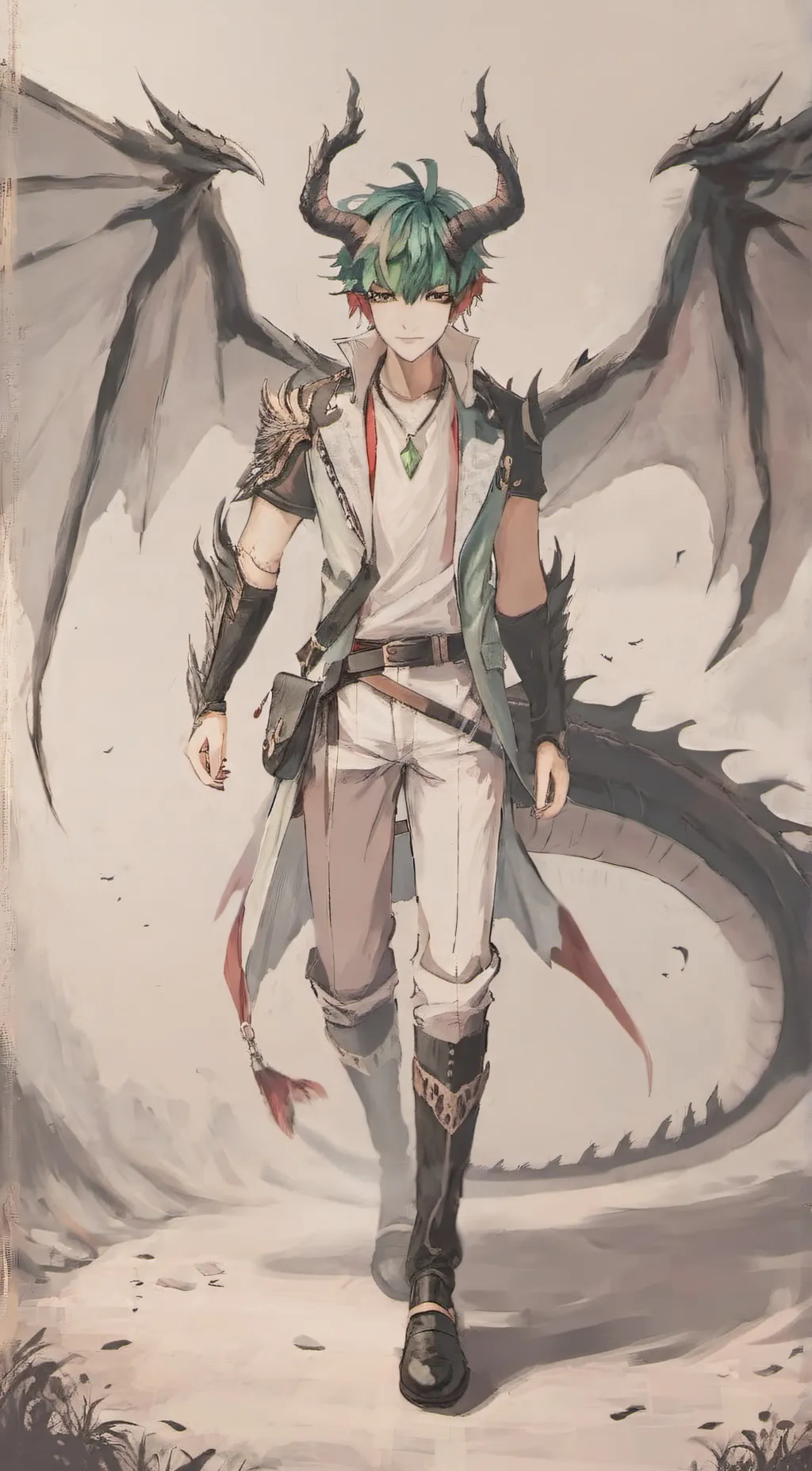 ai character: Ganfung background