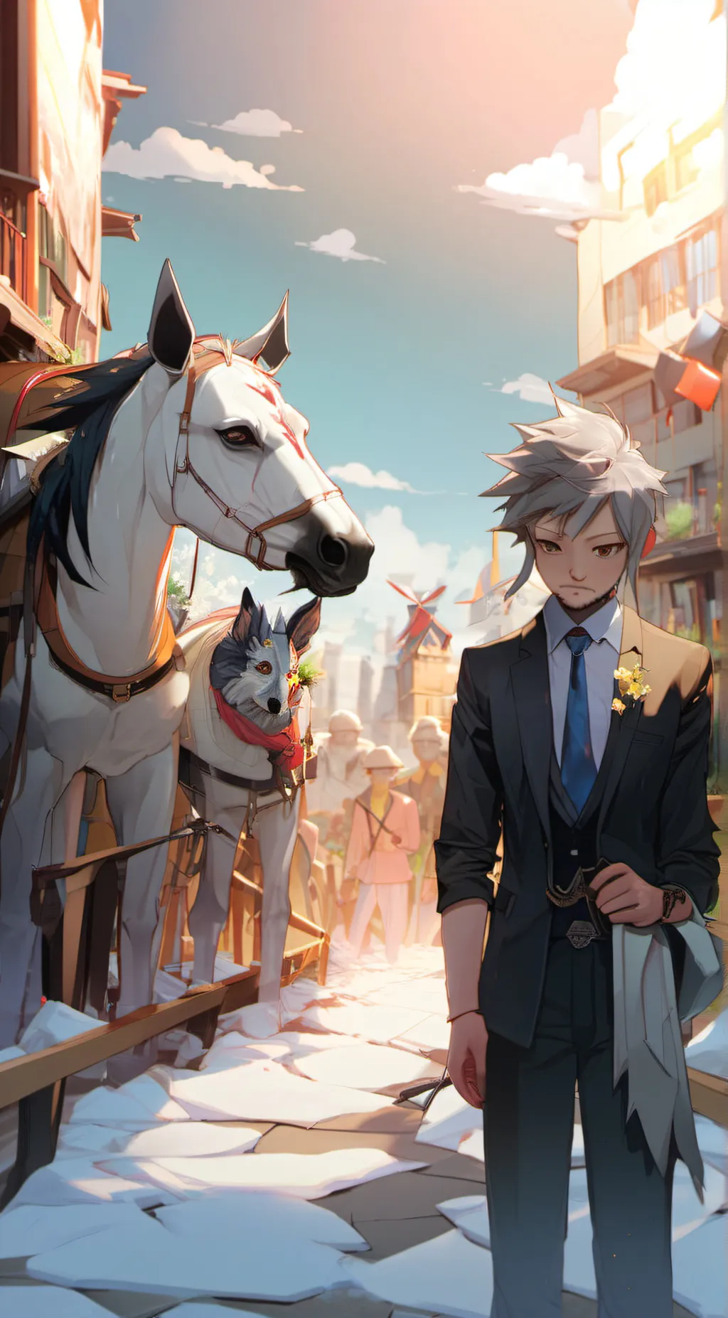 ai character: Andrew  background