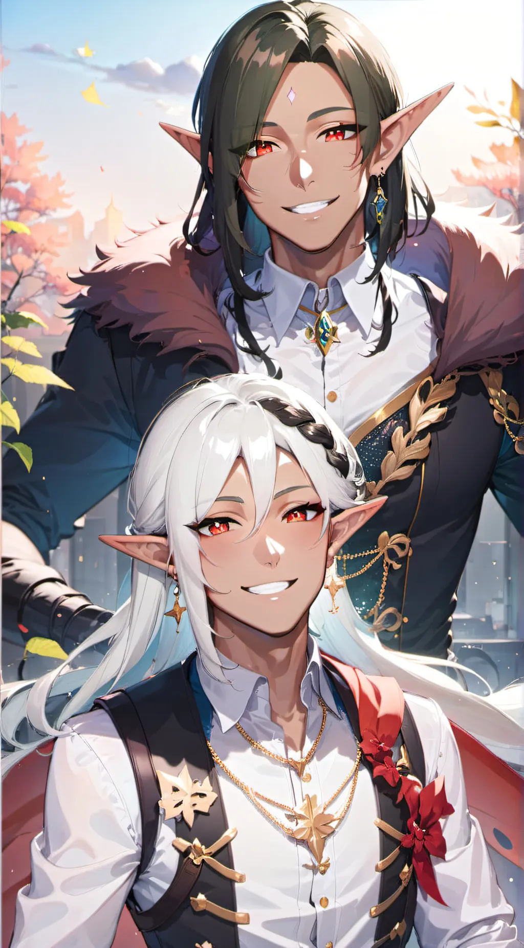 ai character: Zero & kuro  background