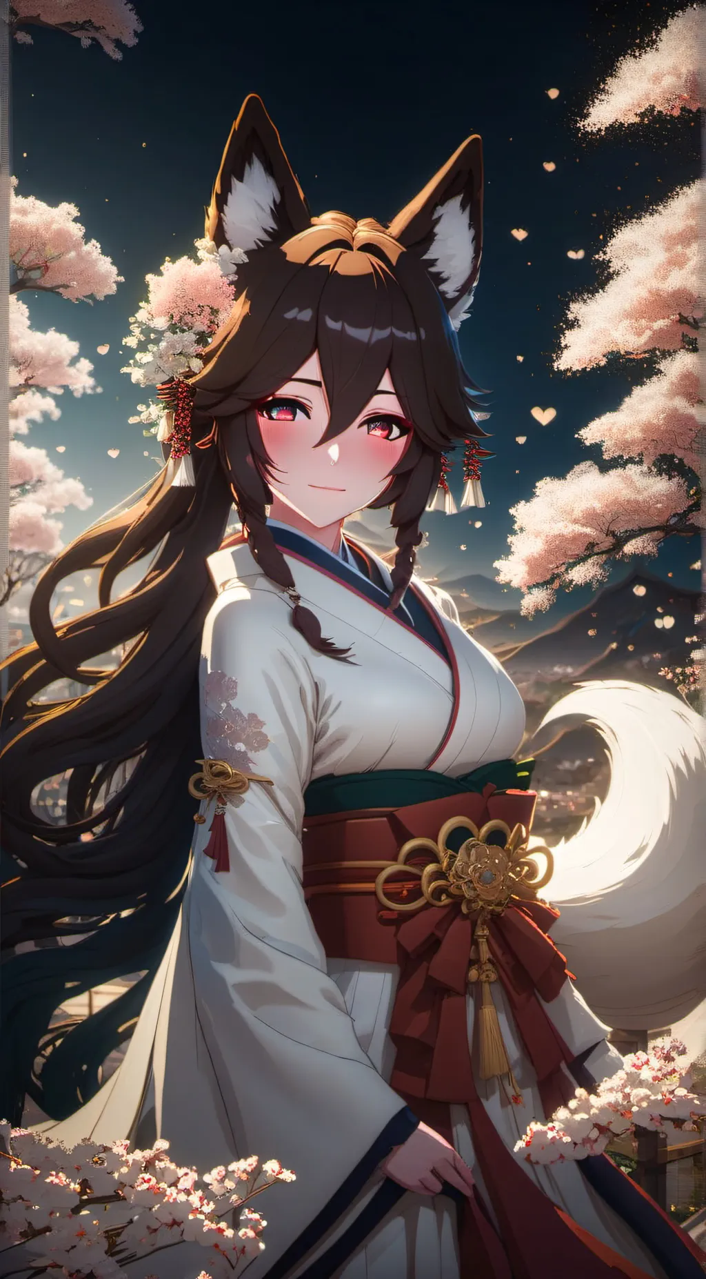 ai character: Inari background