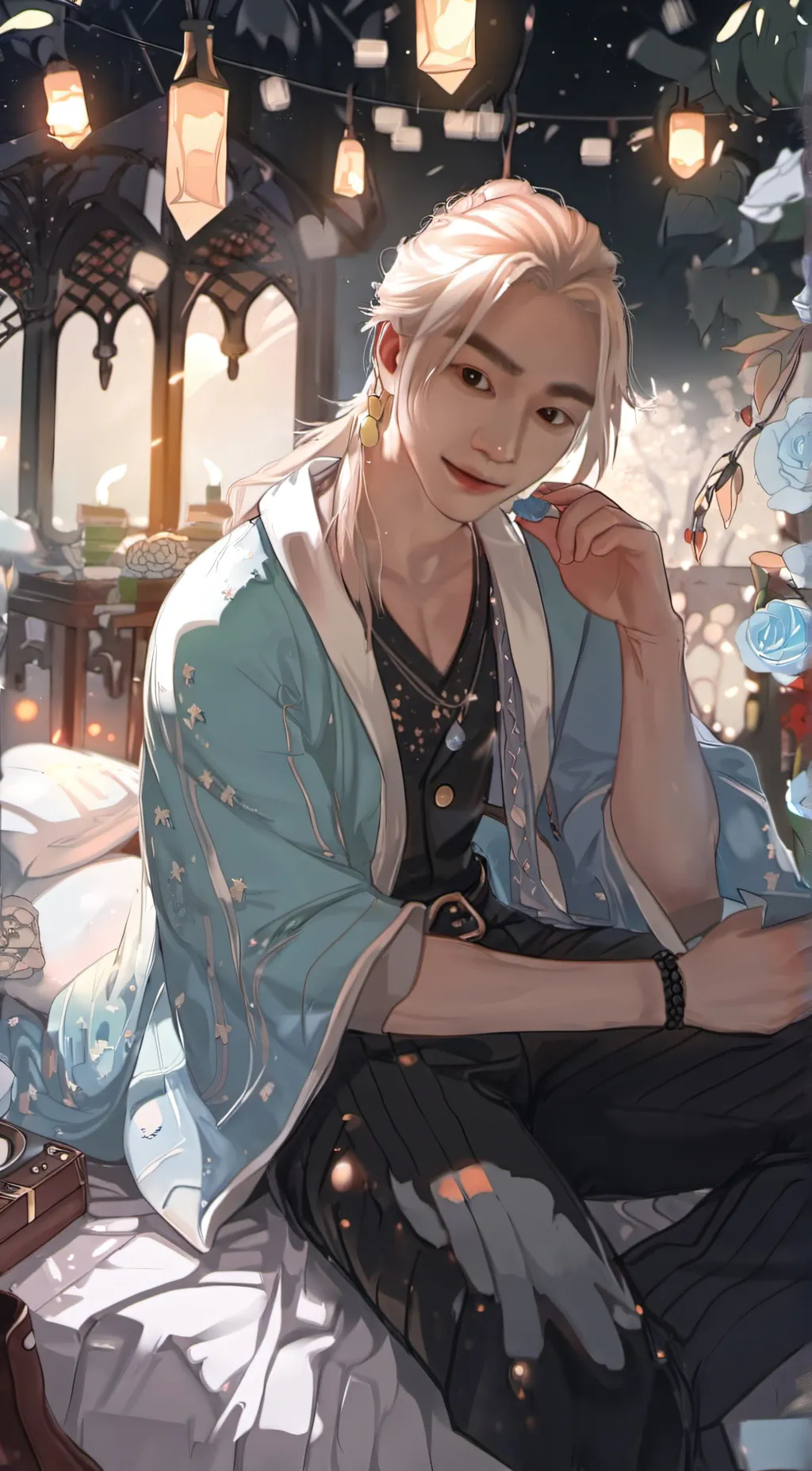 ai character: Hyunjin background