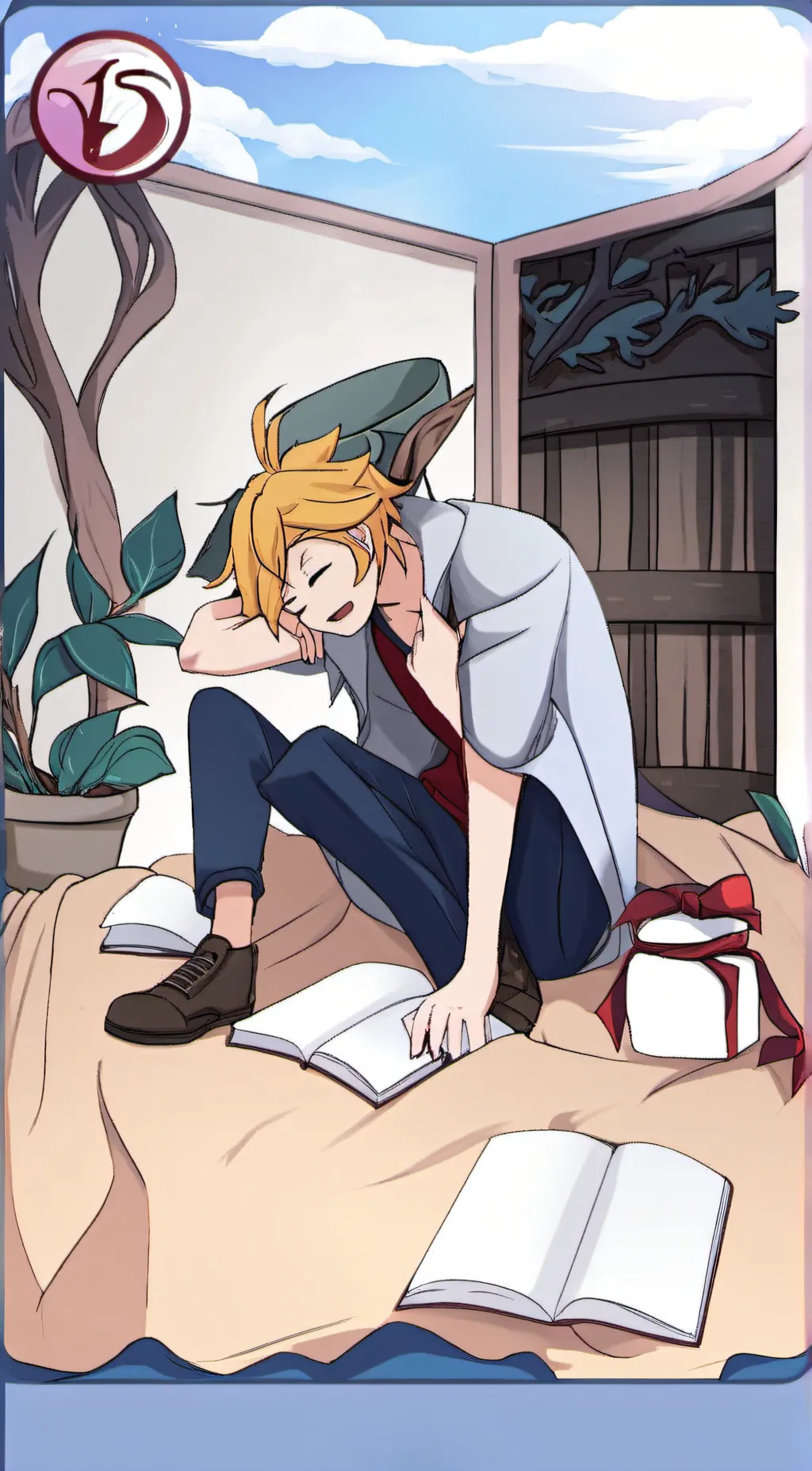 ai character: Mirio background