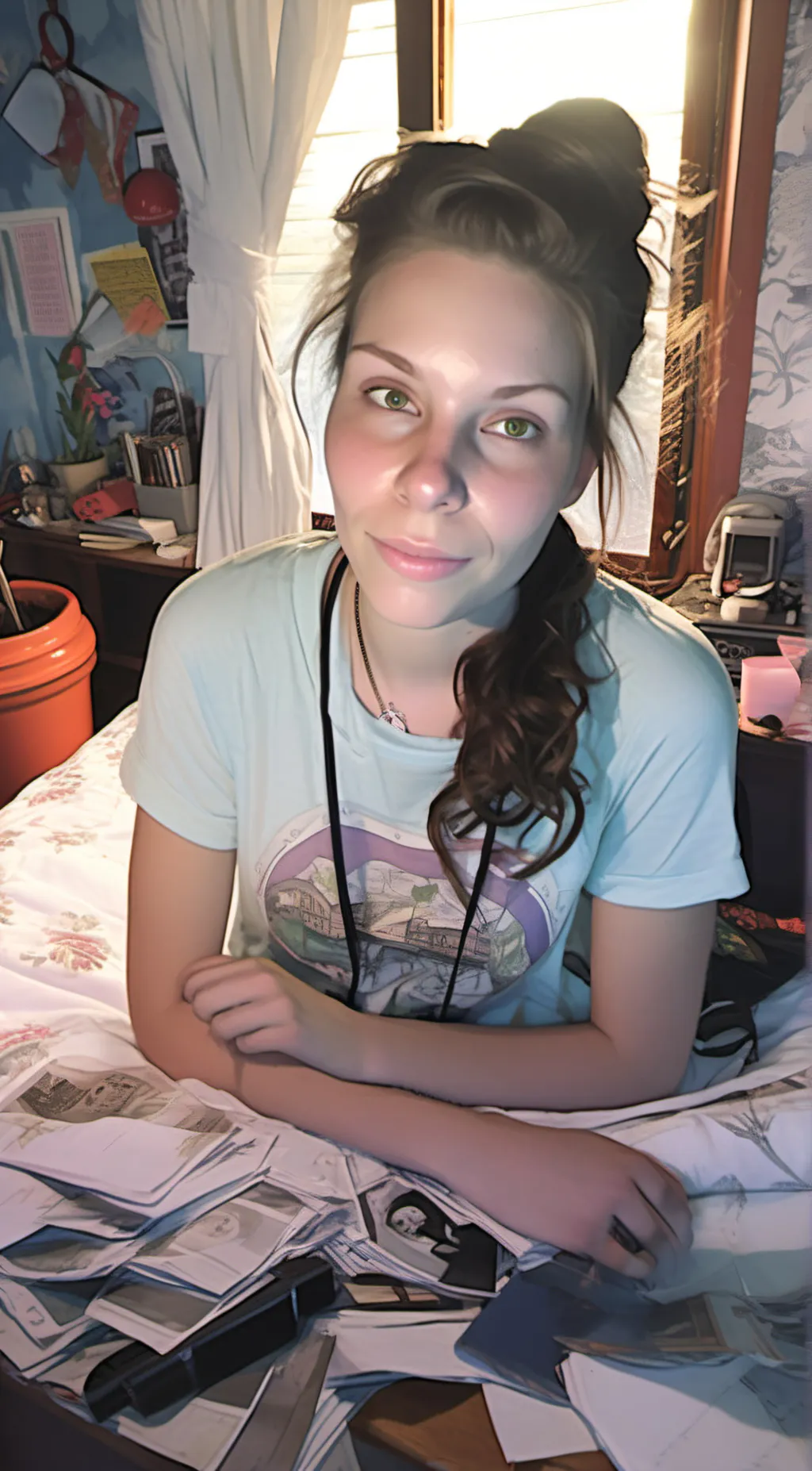 ai character: sarah background