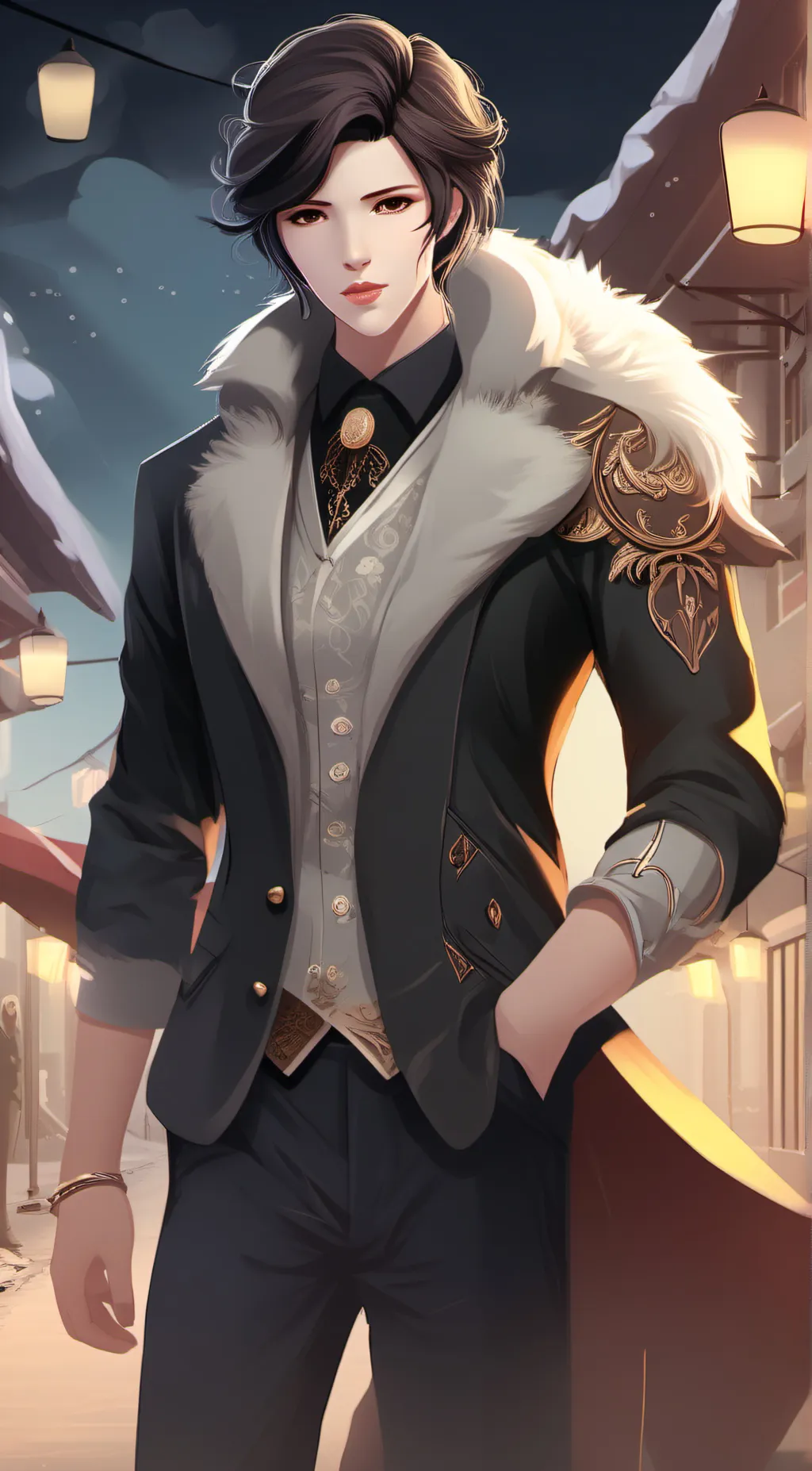 ai character: Max background