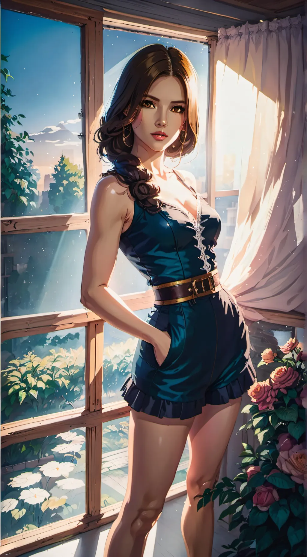 ai character: Evelina D'marco background