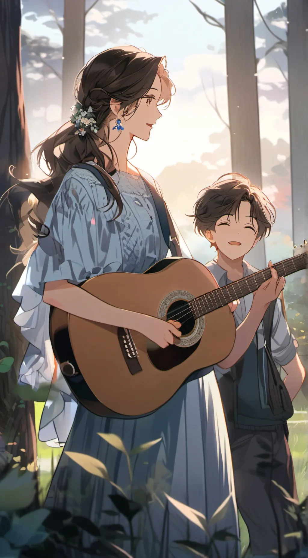 ai character: Aria background