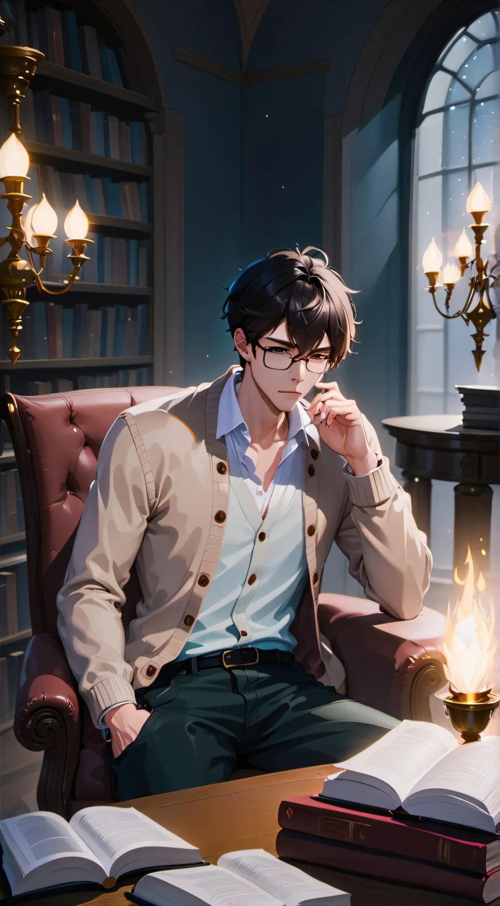 ai character: Alex background