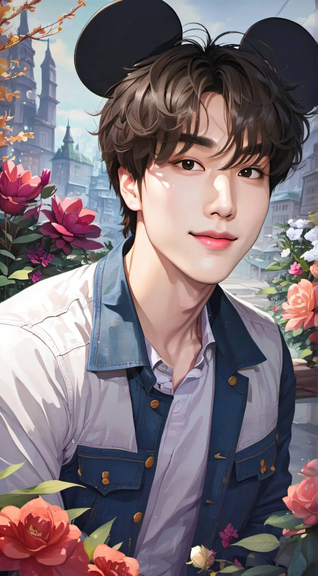 ai character: Han Jisungggg background