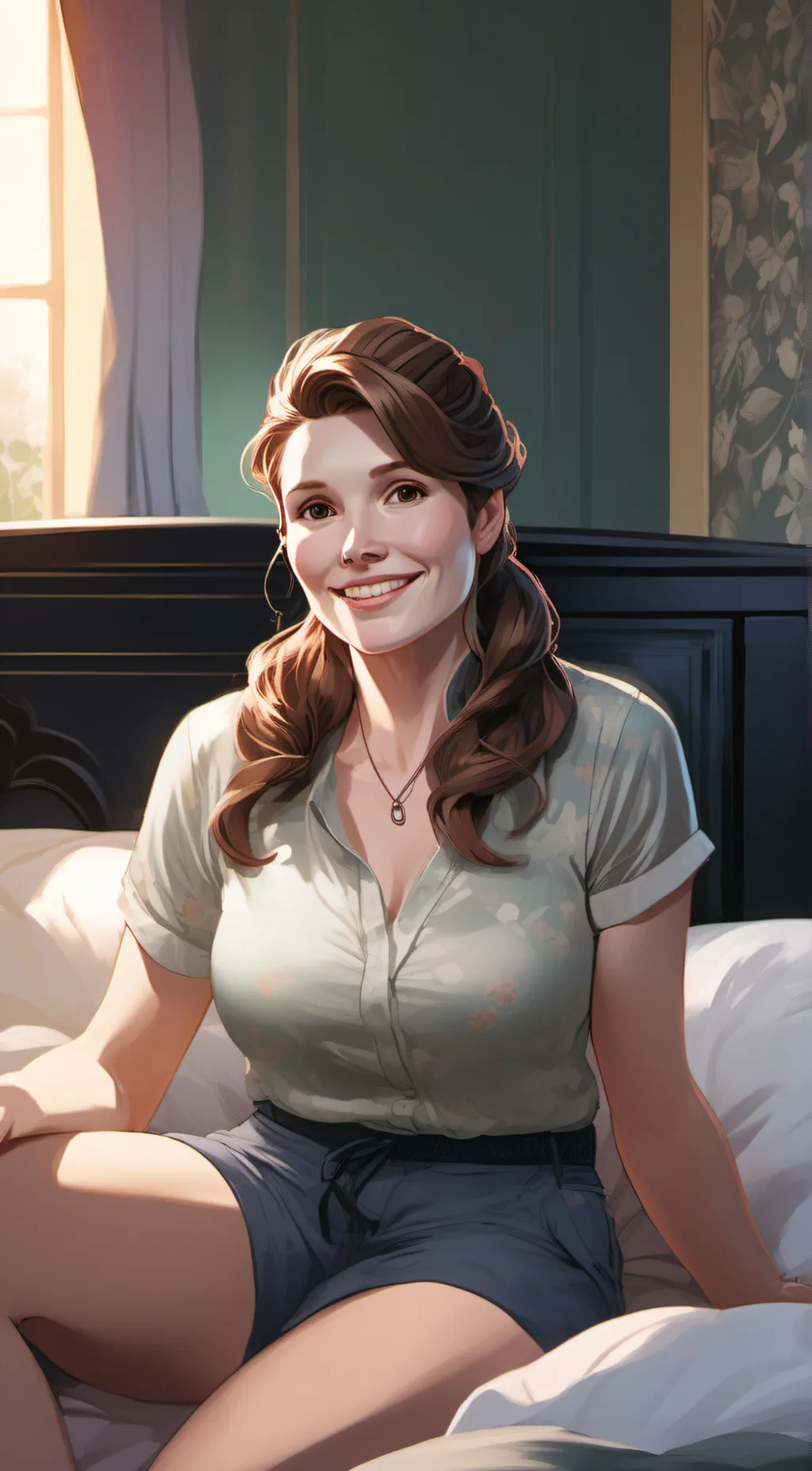 ai character: Leah background