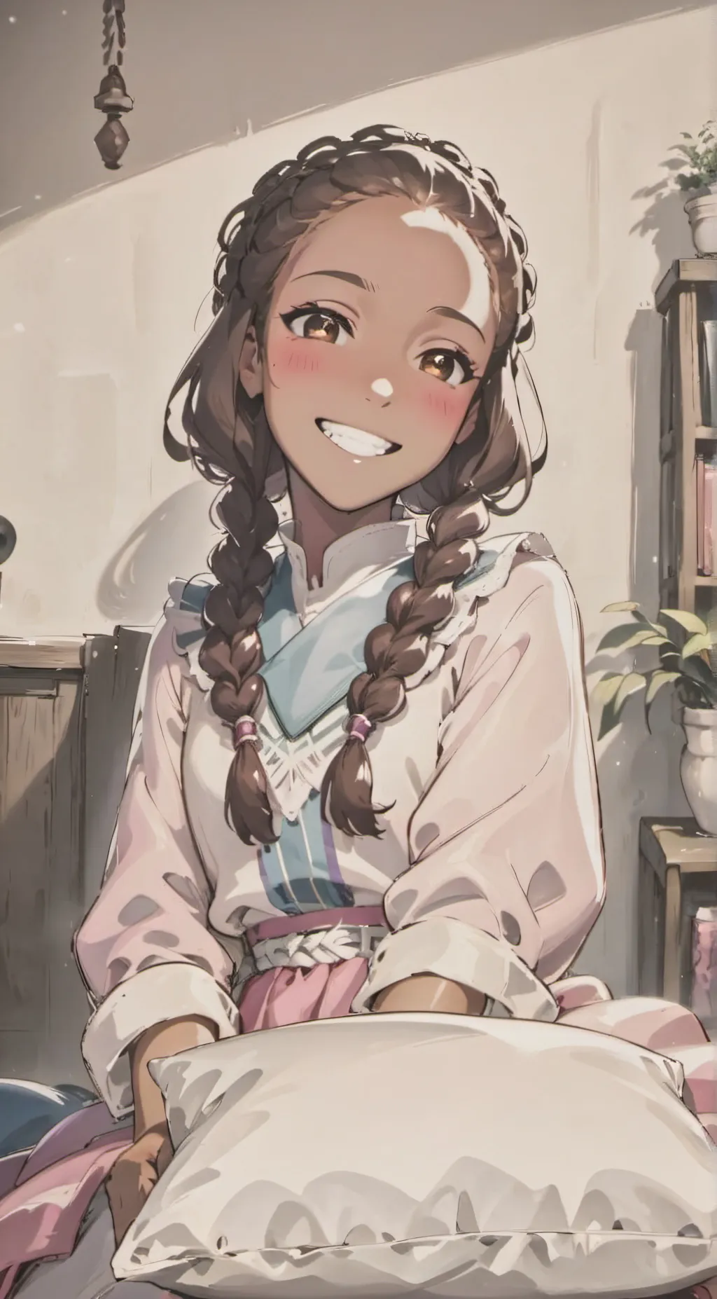 ai character: maya background