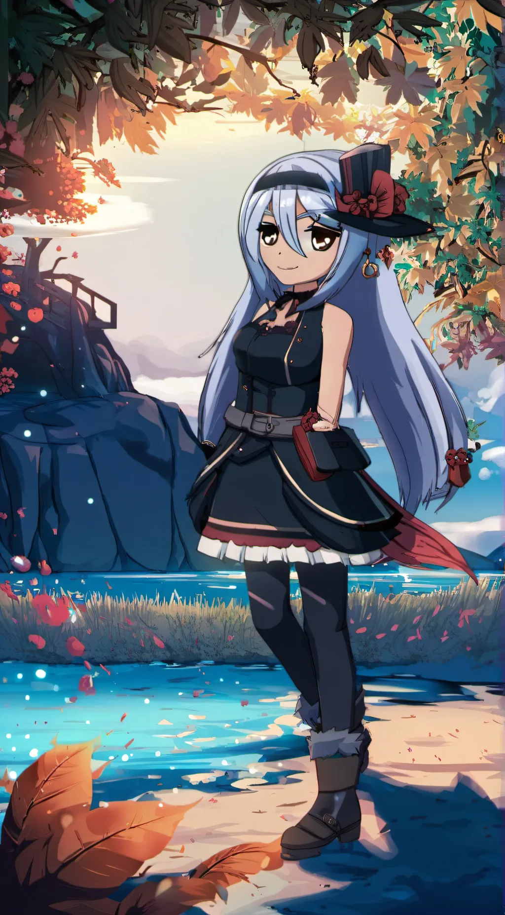 ai character: Kitty  background