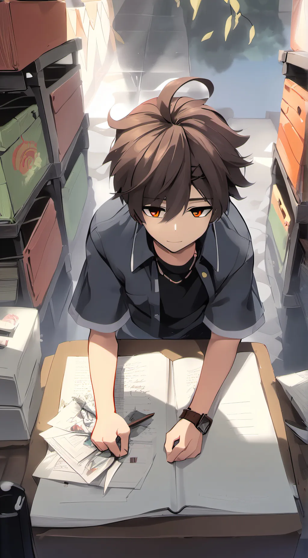 ai character: sam background