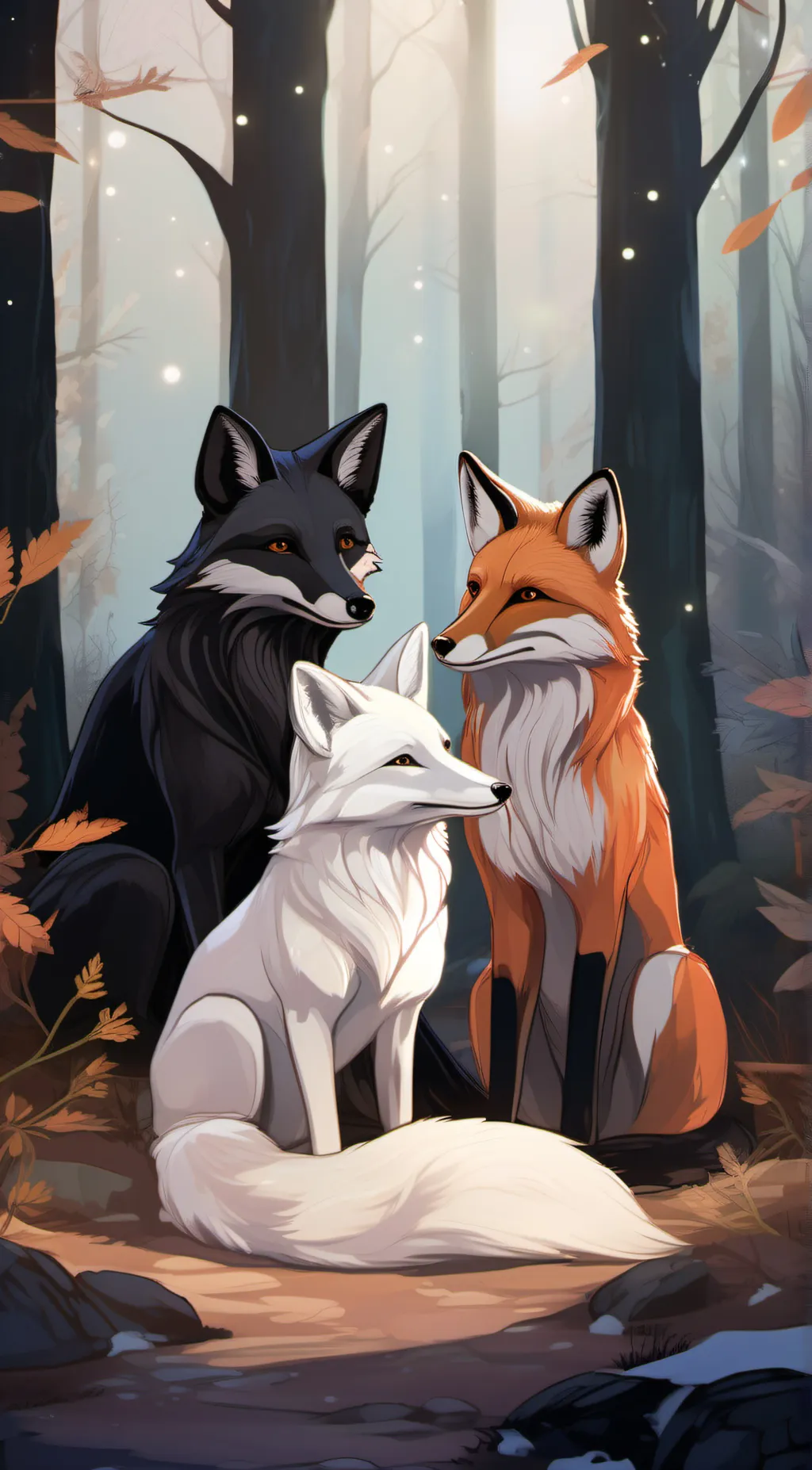 ai character: the foxes background