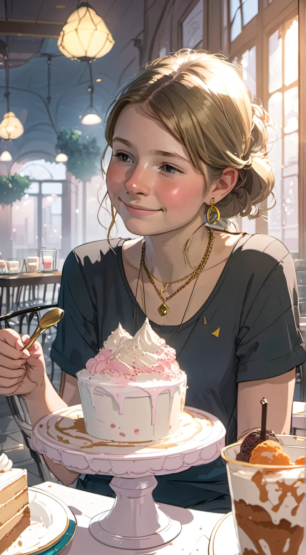 ai character: Stella background