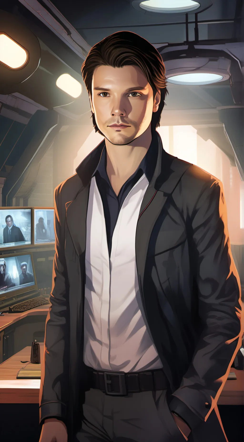 ai character: Connor temple S1-3 background
