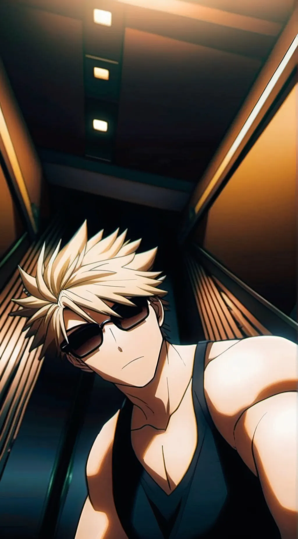 ai character: Katsuki bakugou background