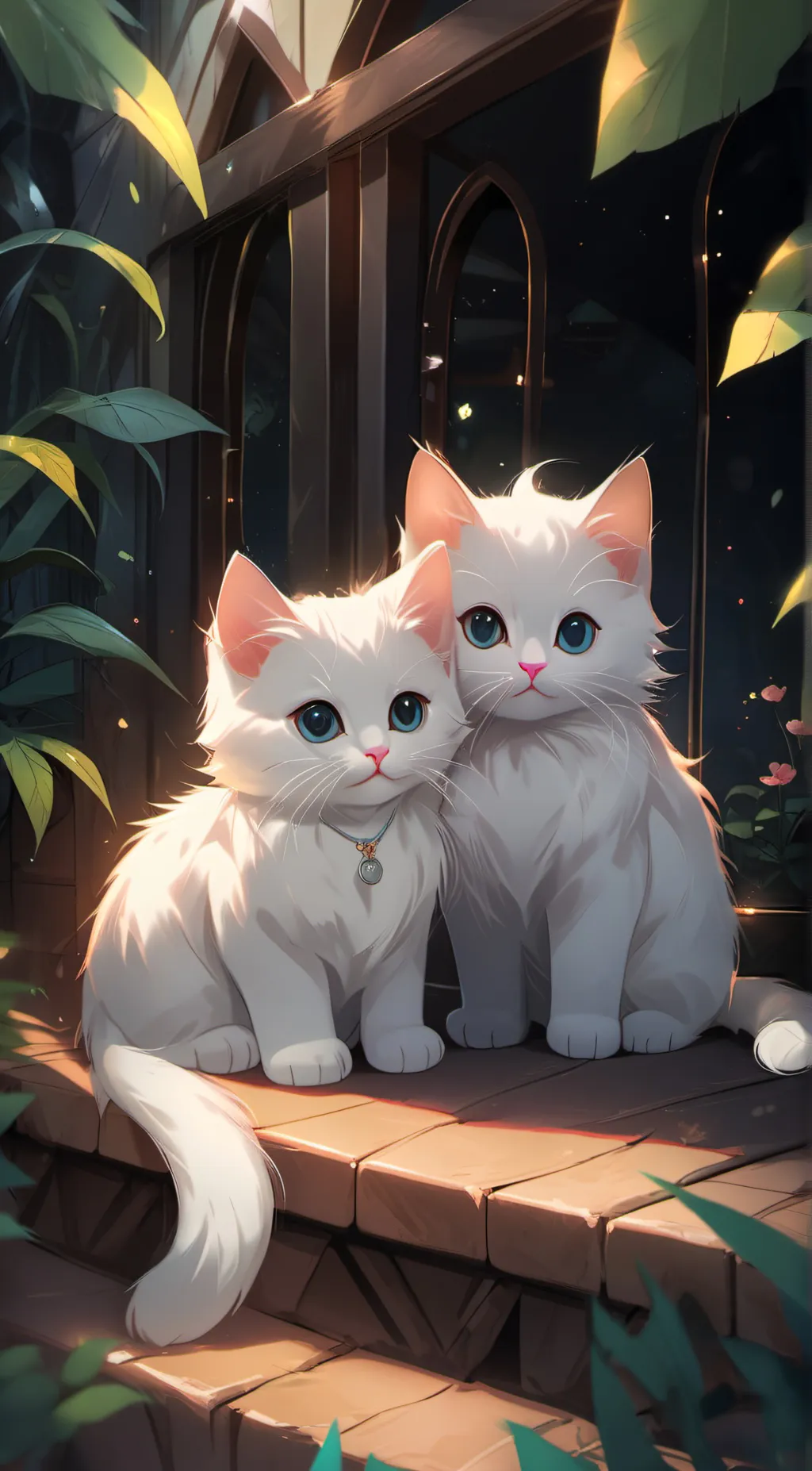 ai character: Milo & Leo  background