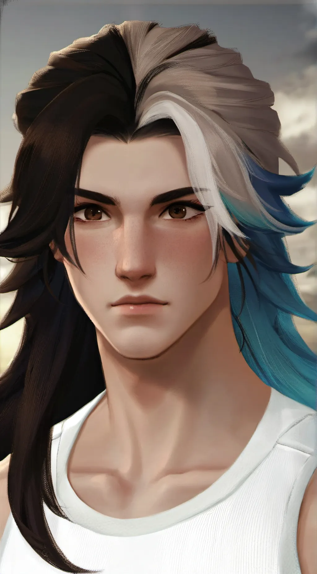 ai character: Michael AFT. background